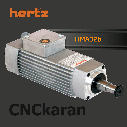 اسپیندل hertz مدل HMA32b توان 370 وات و 550 وات تک فاز 220 ولت