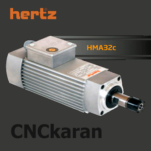 اسپیندل hertz مدل HMA32c توان 370 وات و 550 وات تک فاز 220 ولت 